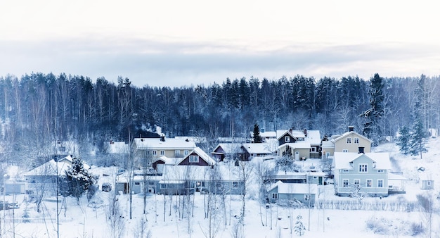 Città del nord invernale