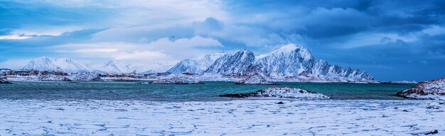 Winter Norway lake