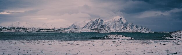 Winter Norway lake