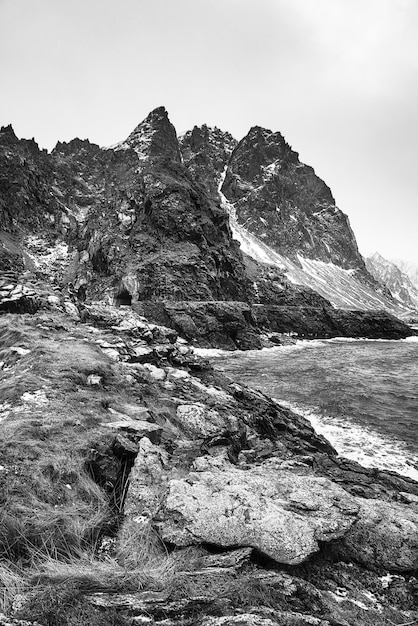 Winter Norway sea