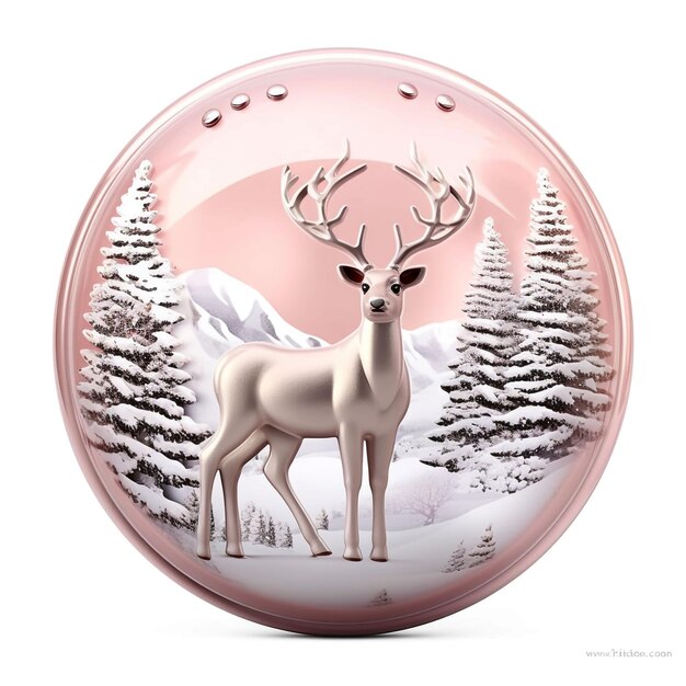 Winter Ornaments 3d