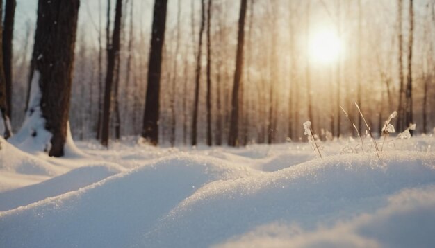 Foto inverno all'aperto scena di neve bianca bellissimo paesaggio carta da parati sfondo fotografia lavoro sulla neve