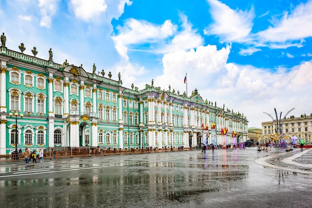 겨울 궁전과 에르미타주 박물관 상트페테르부르크 러시아