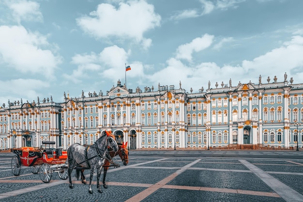 Winter Palace and Hermitage Museum Saint Petersburg Russia