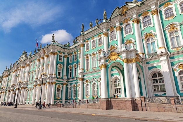 Palazzo d'inverno a san pietroburgo. russia