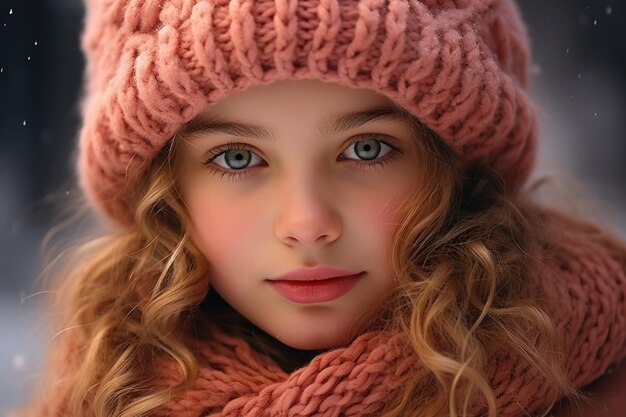 Winter Portraits Generative AI