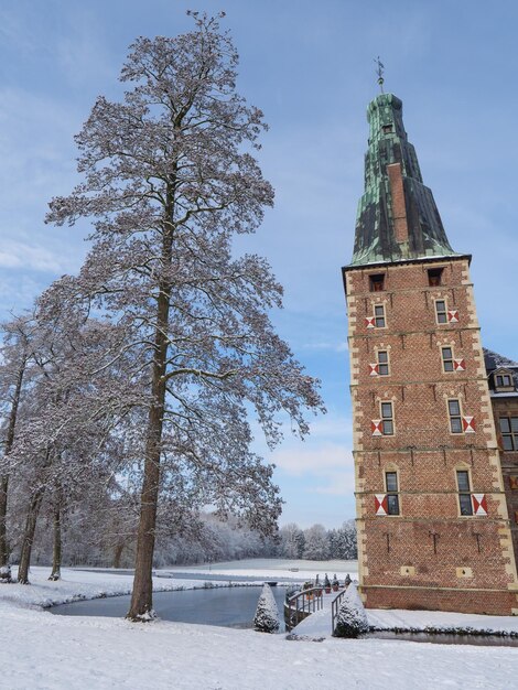 Photo winter at raesfeld castle