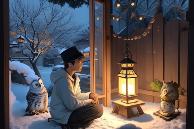 Winter Ramadan Night Muslims by Campfire Animation