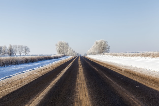 winter road