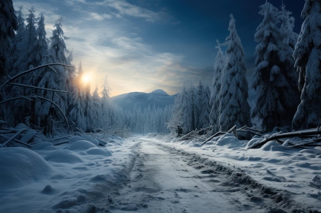 the winter road