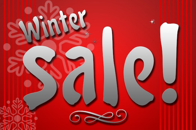 Foto winter sale combineren door sparkle star