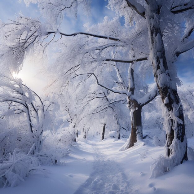 Winter Scenery Art