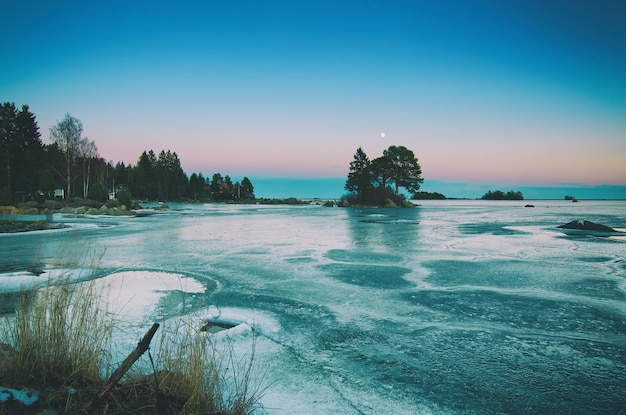 Winter sea landscape