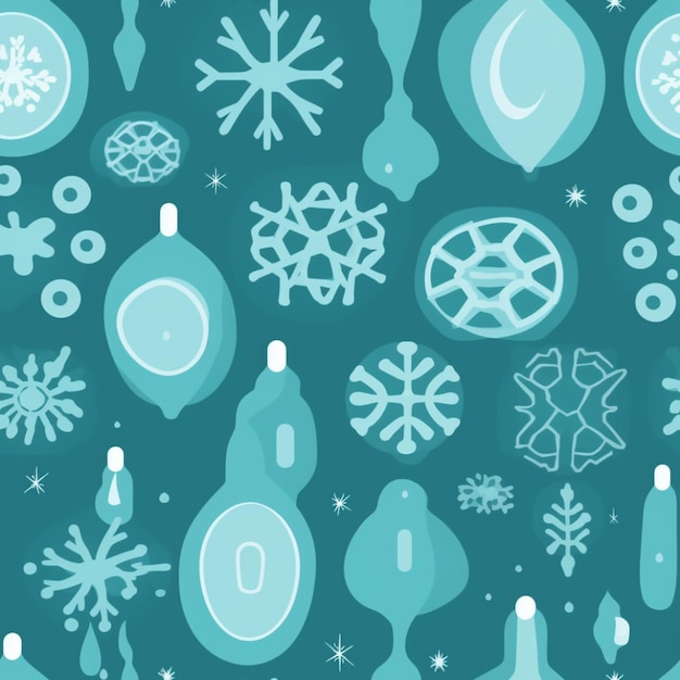 winter seamless pattern