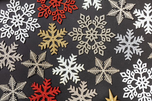 Wood Snowflakes Set of 10