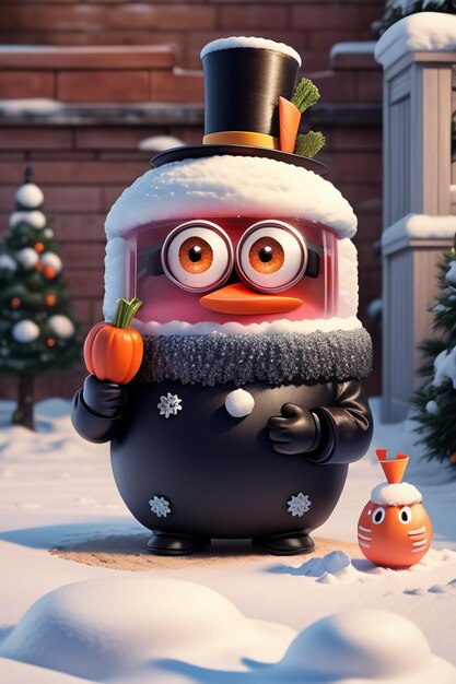 Winter snow wallpaper background olaf minion cute snowman entertainment game