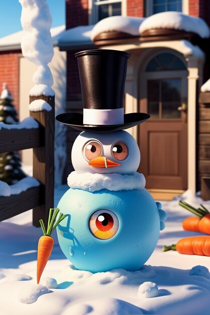 Winter snow wallpaper background olaf minion cute snowman entertainment game