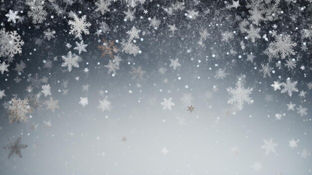 Photo winter snowfall snow cool season snowy beauty white blanket of flakes falling snowflakes pleasant cold copypace background text