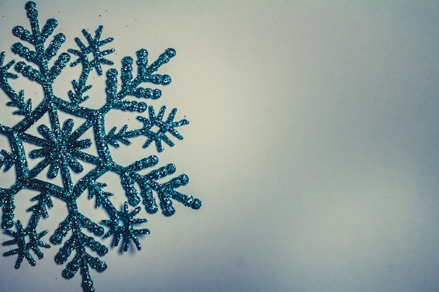 Winter snowflake Christmas background