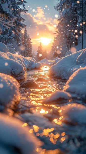 Зимние сказки Авторы создают сказки, вдохновленные заснеженными пейзажами Вертикальные обои для мобильного телефона