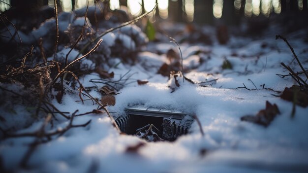 Winter Survival Januari Graven voor Ononderbroken Oven Operatie in Wisconsin