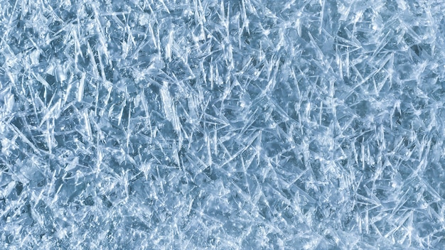 Winter Textured Icy Background close up