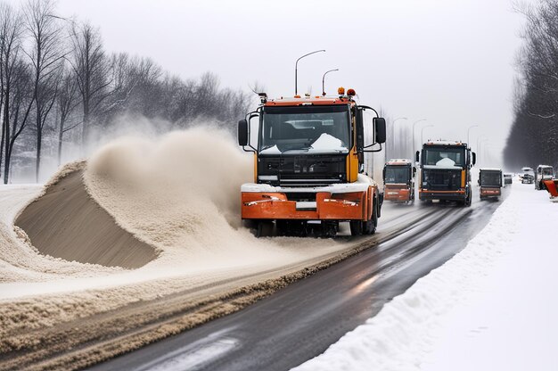 冬の消える行為 雪の除去 マーベル