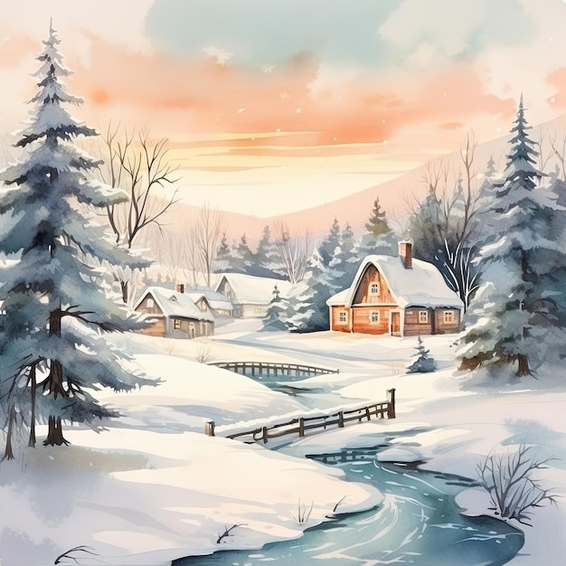 winter village