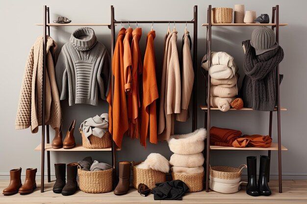 Photo winter wardrobe essentials