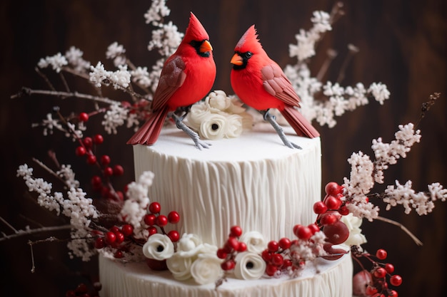 Winter Wonderland Delight Artful Cake Design for the Season