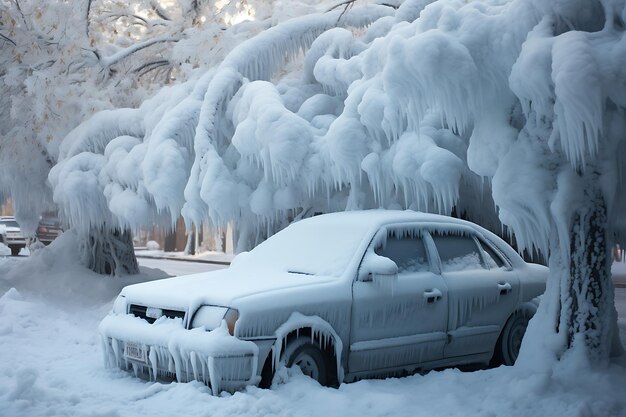 Photo winter wonderland unveiled snow storm photos