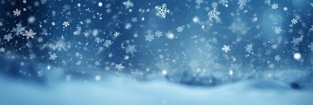 Winter39s whisper snowy backdrop with graceful snowflakes falling tailored for christmas and new year celebrations