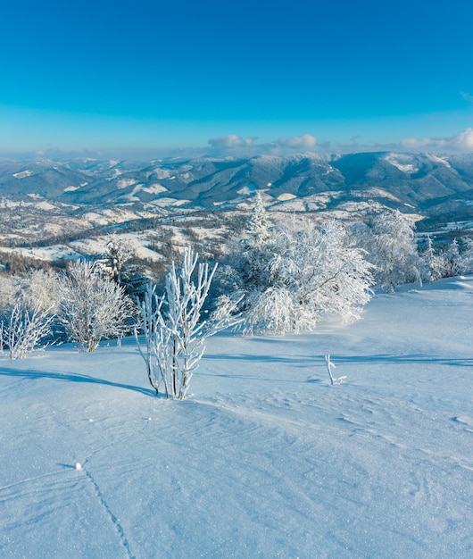 Winterberg besneeuwd landschap