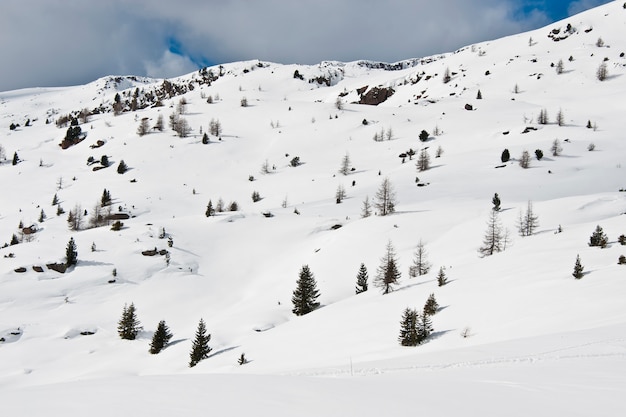 Winterlandschap in de Dolomiti