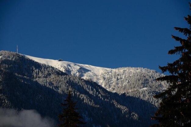 Winterlandschap op de berg