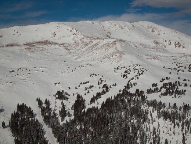 Winterpieken van Loveland Basin, Colorado.