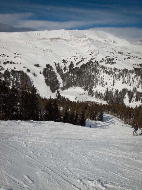 Winterpieken van Loveland Basin, Colorado.