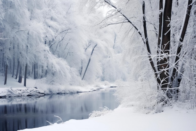 Winters Lullaby Natures zachte deken winterfoto