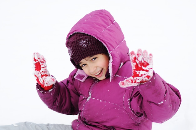 Winters tafereel, natuurlijke schoonheid