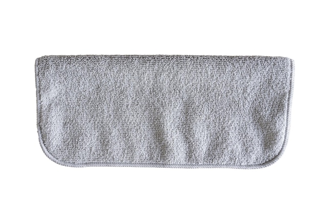 Wipe towel fold on isolated on white with clipping path