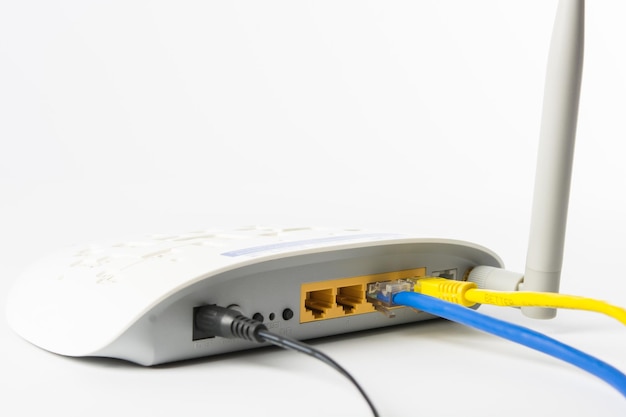 Foto hub di rete modem router wireless