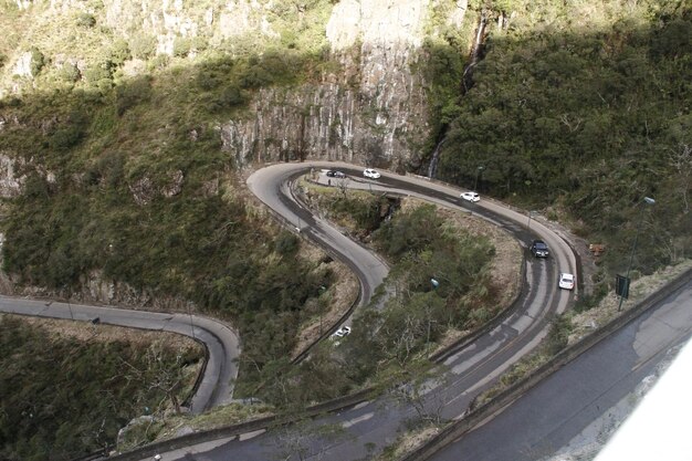 A Wiring Road In Southern Brazil