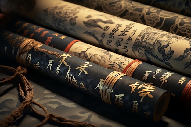 写真 wisdom_of_ages_parchment_calligraphy (時代の知恵)