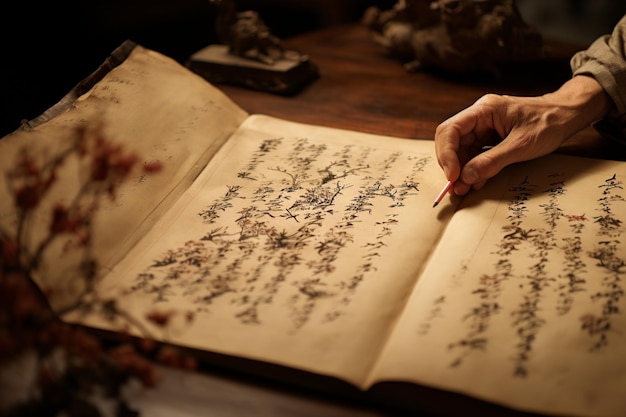 Wisdom_of_Ages_Parchment_Calligraphy (時代の知恵)