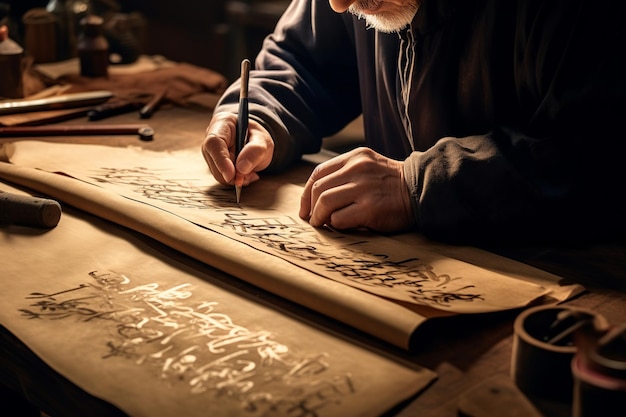 Wisdom_of_Ages_Parchment_Calligraphy