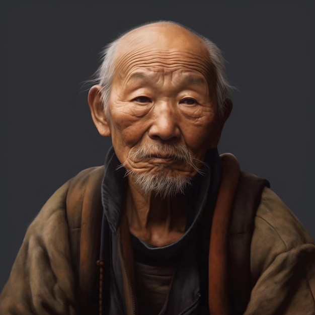 Wisdom in Portraits A Journey Through Asian Elders and Monks