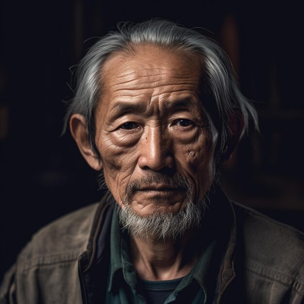 Wisdom in Portraits A Journey Through Asian Elders and Monks