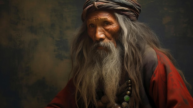 A Wise Old Oriental Man