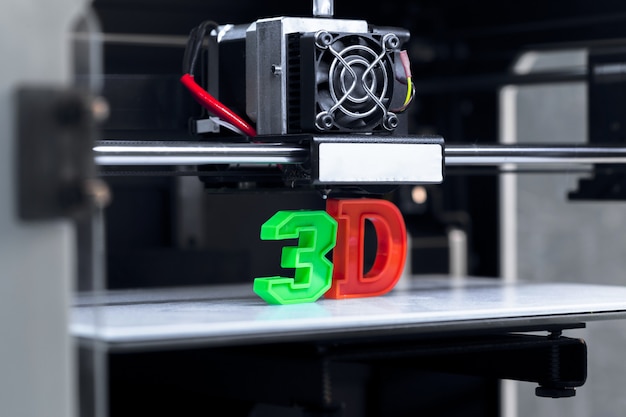 Wit 3D-printstuk