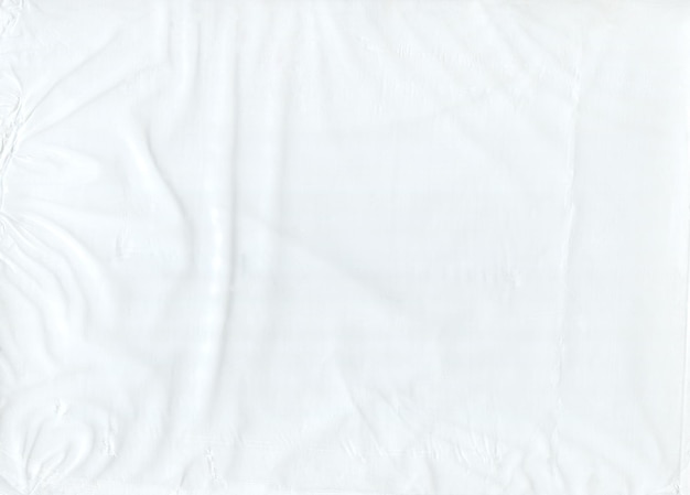 Wit cellofaan als achtergrond Plastic achtergrond inpakken